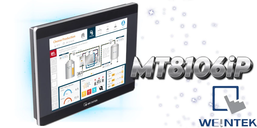 Nowy panel HMI MT8106iP Weintek