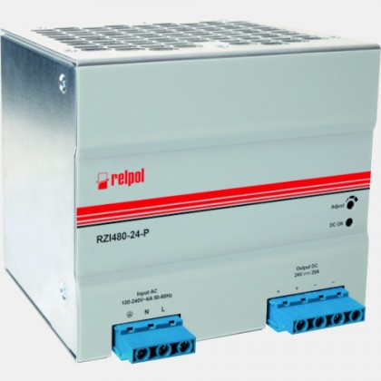 Zasilacz impulsowy RZI480-24-P Relpol 480W 230VAC 24VDC