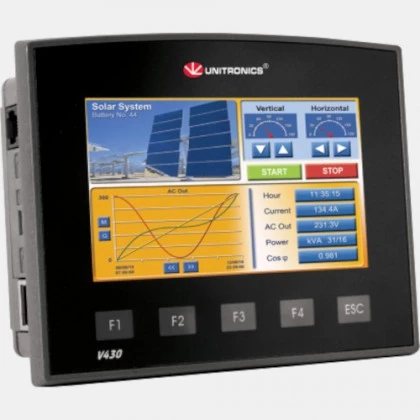 Panel HMI z PLC 4,3" V430-J-T2 Unitronics