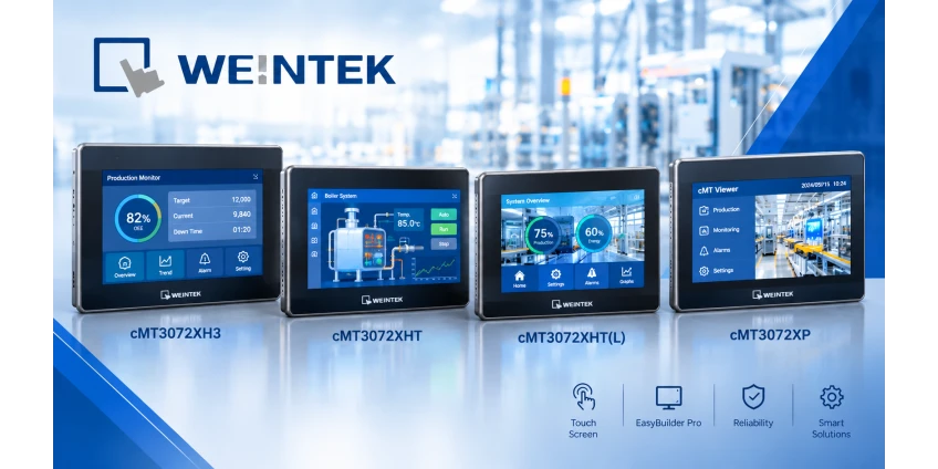 Panele HMI cMT3000X 7" - Porównanie
