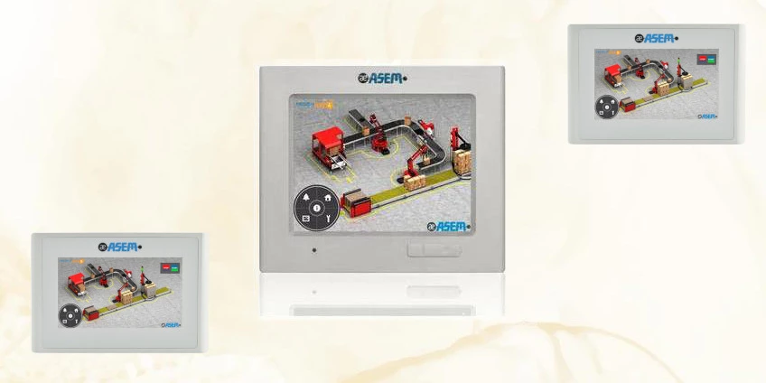 Charakterystyka paneli operatorskich HMI30 ASEM