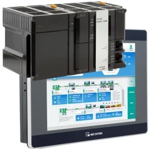 Zestawienie sterownika Omron z panelem operatorskim Weintek 