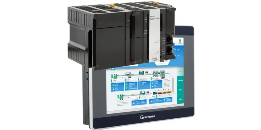 Zestawienie sterownika Omron z panelem operatorskim Weintek 